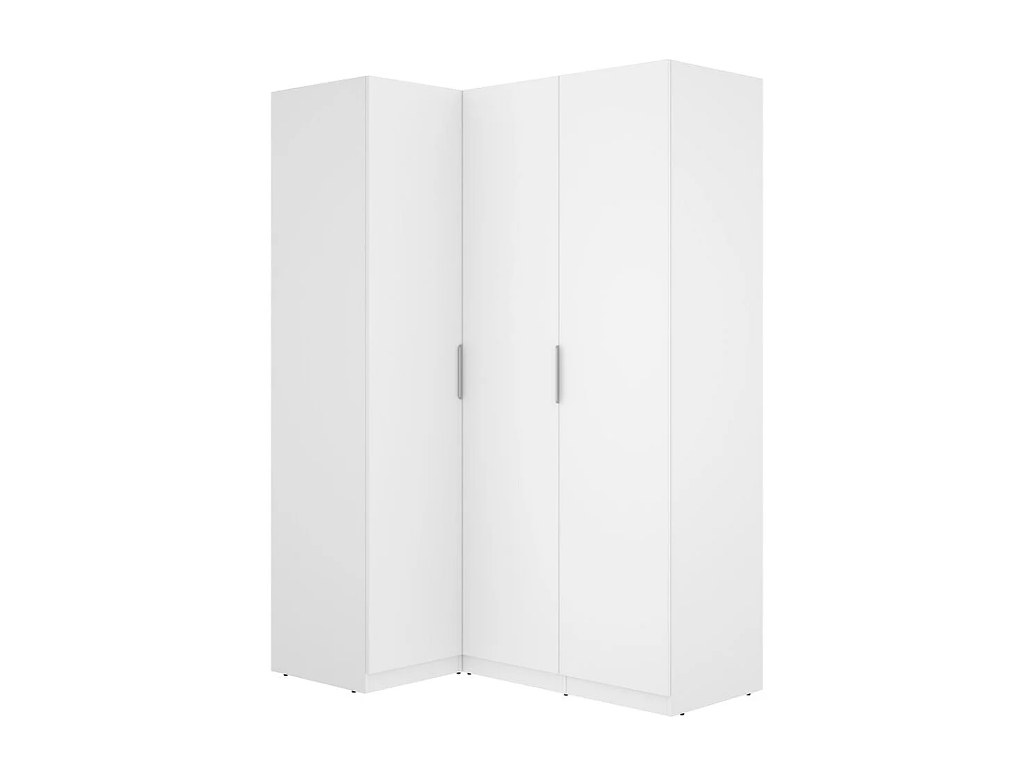 Armario esquinero Emax 3 puertas blanco 203,5x142,4x95 cm
