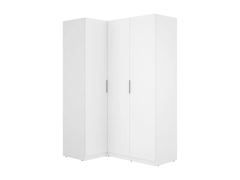 Armario esquinero Emax 3 puertas blanco 203,5x142,4x95 cm