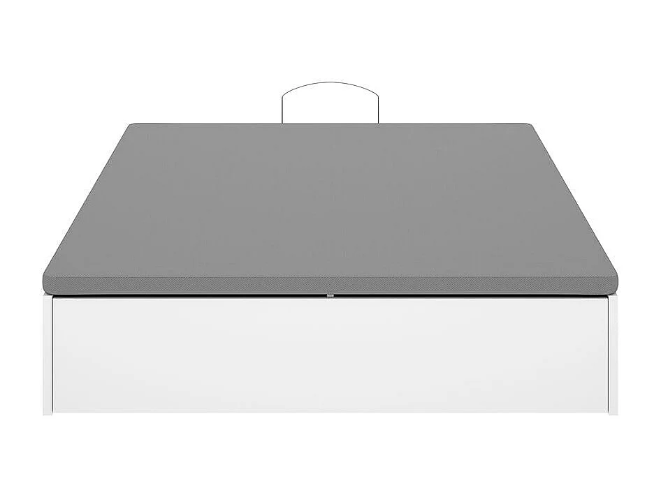 Canapé Lan diseño abatible con zapatero 12 pares blanco 32x150x190 cm