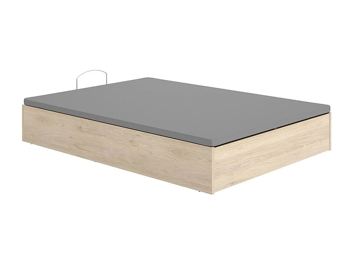 Canapé Lan diseño abatible con zapatero 12 pares natural 32x135x190 cm