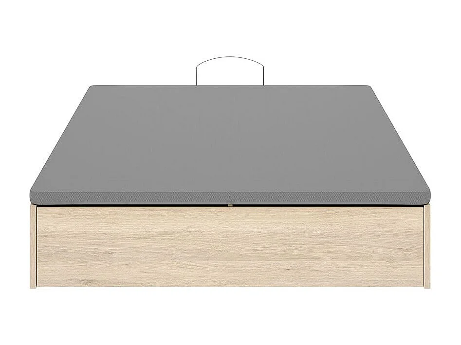 Canapé Lan diseño abatible con zapatero 12 pares natural 32x135x190 cm