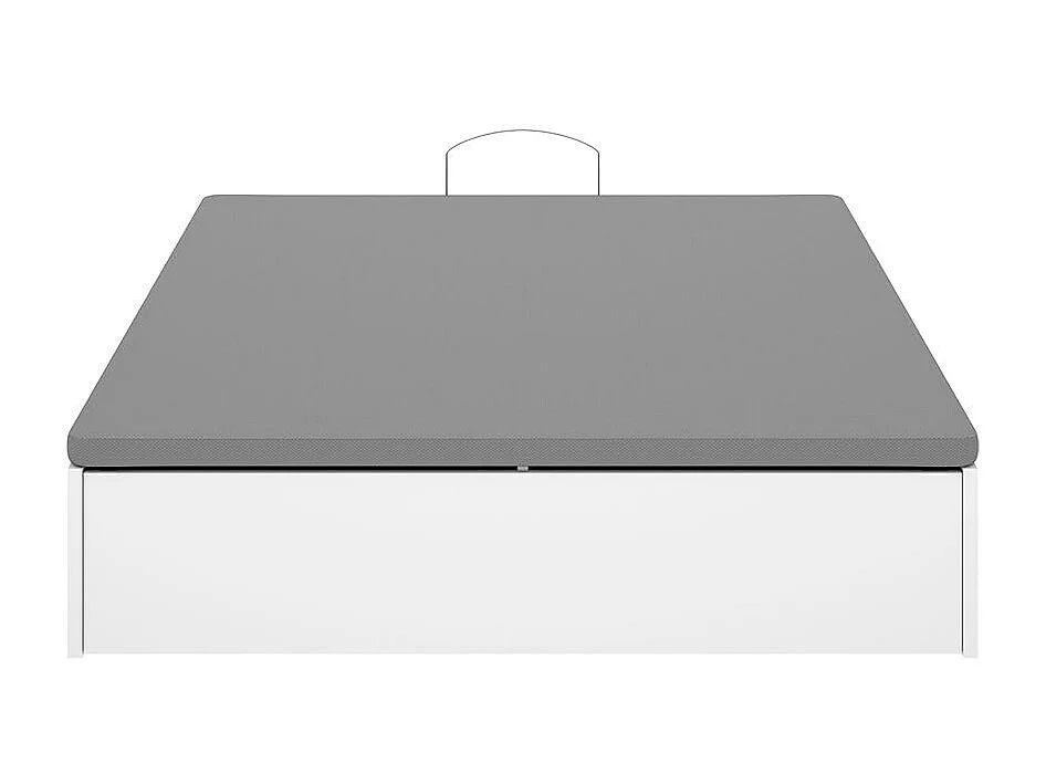 Canapé Lan diseño abatible con zapatero 12 pares blanco 32x135x190 cm