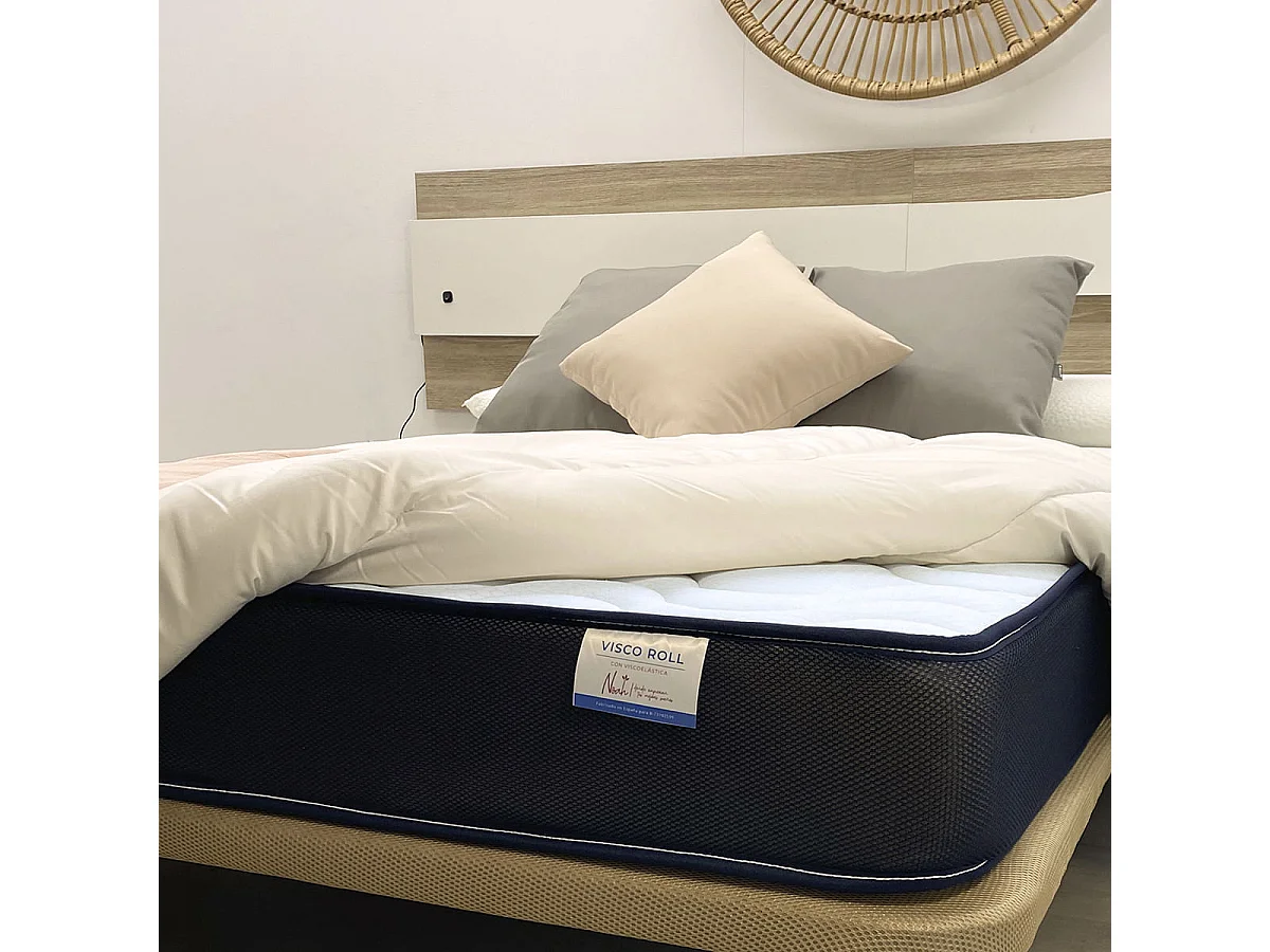 Colchón Noah Visco Roll con viscoelástica enrollado 200x200 cm