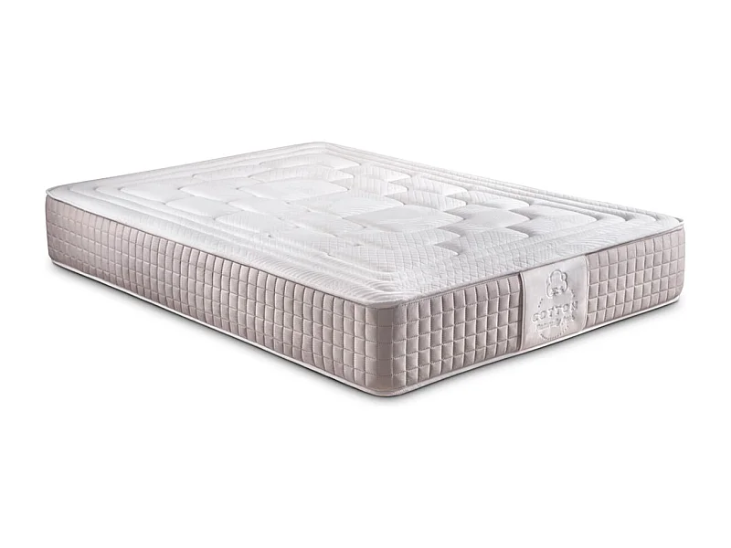 Colchón Cotton Comfort Viscotechnology núcleo Flexcel 28kg/m3 blanco 150x190 cm
