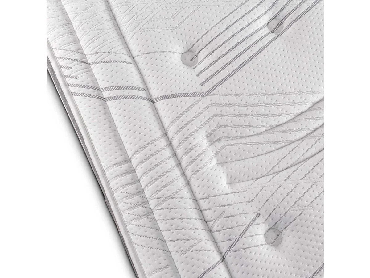 Colchón Pocket Active Viscotech núcleo Muelle Ensacado BS Spring 7Z blanco 180x200 cm
