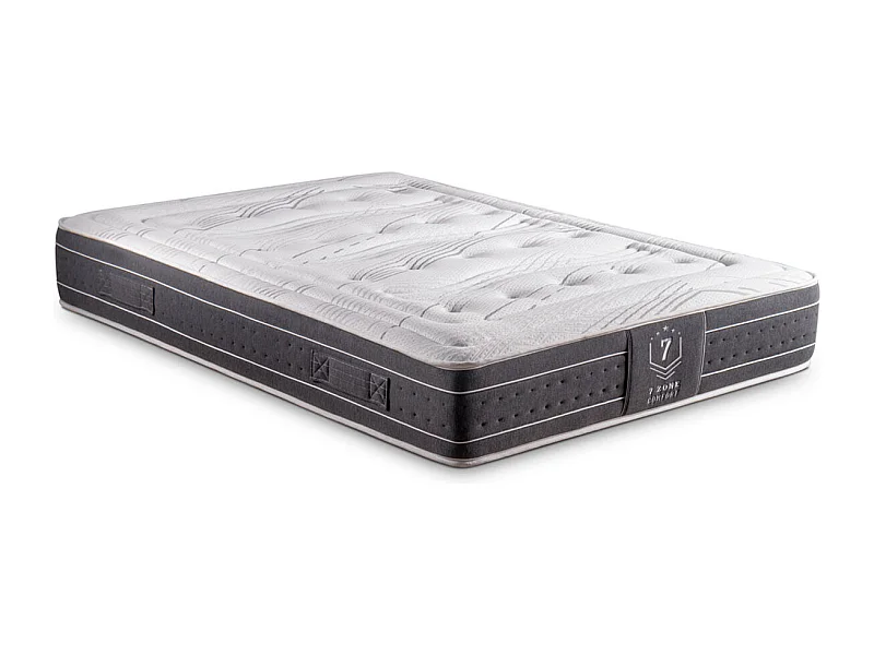 Colchón Pocket Active Viscotech núcleo Muelle Ensacado BS Spring 7Z blanco 180x200 cm