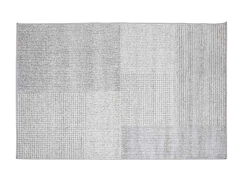 Alfombra Koy cuadros gris 100x150 cm