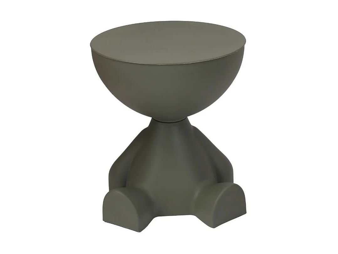 Mesa auxiliar diseño muñeco verde 40x36x38 cm