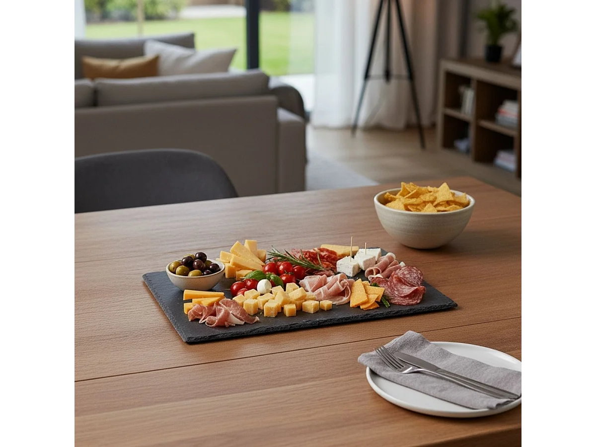 Bandeja de aperitivos Ridim pizarra 30x20 cm