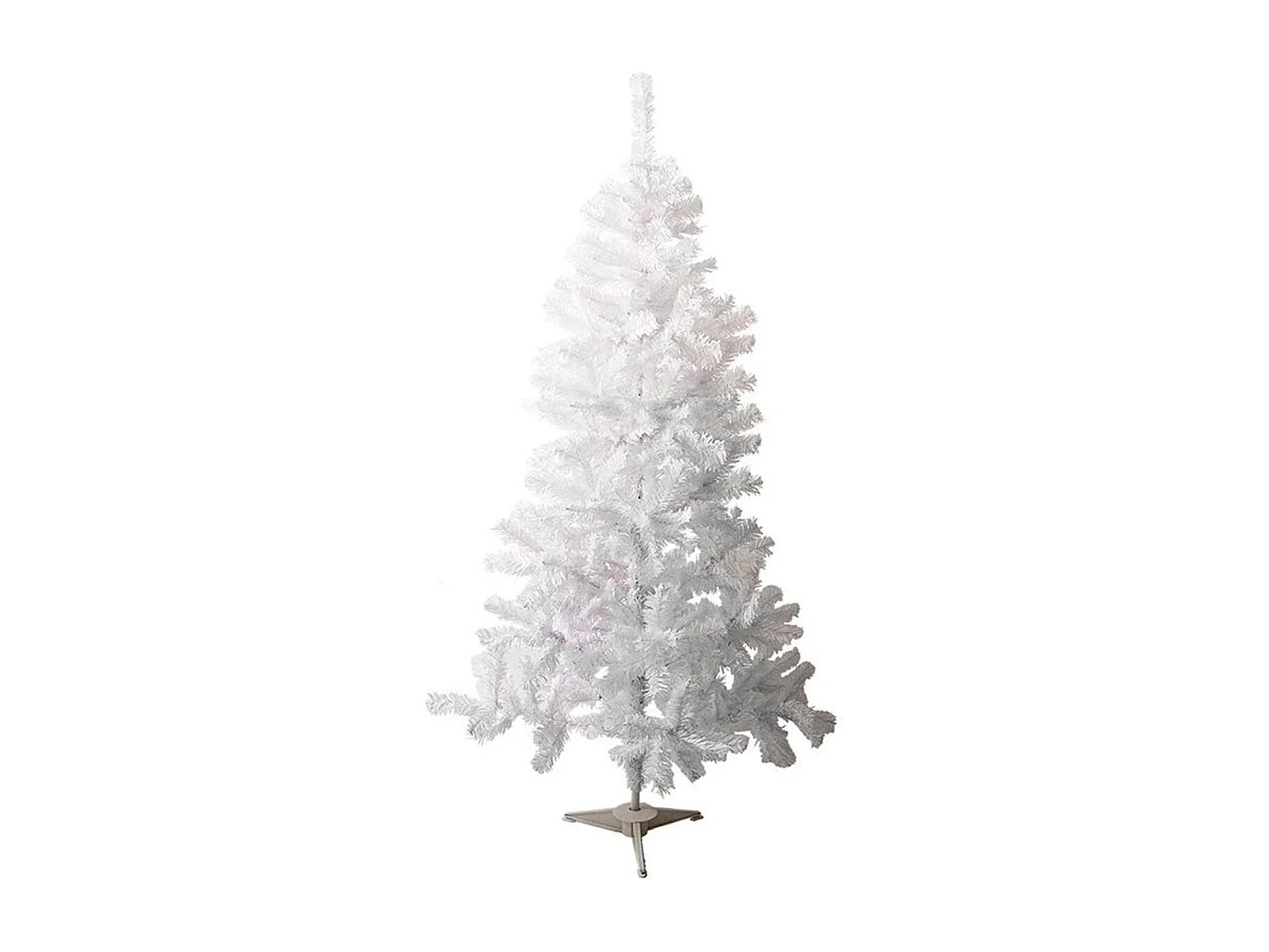 Árbol de Navidad 460 ramas con base blanco 180 cm