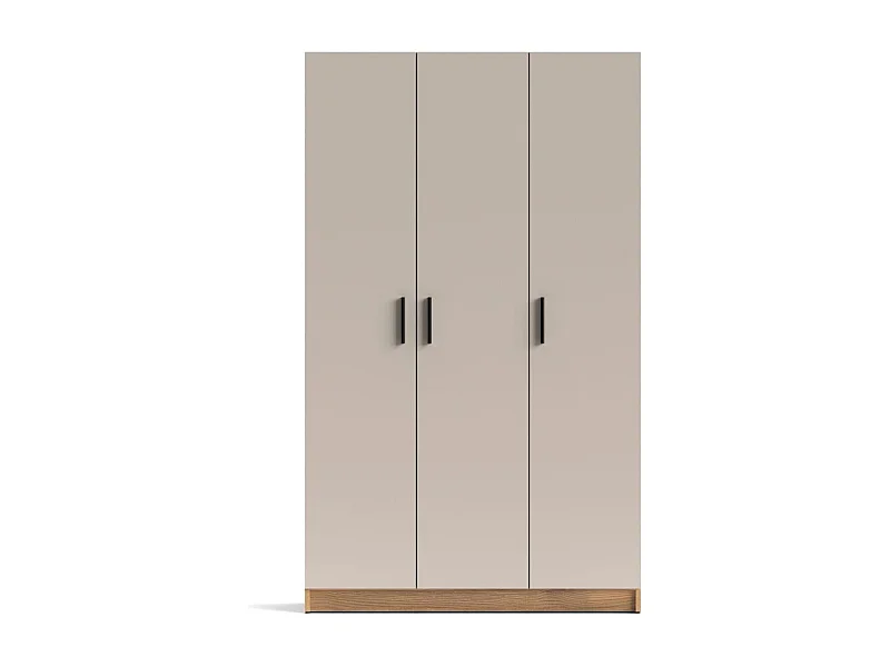 Armario Elba Mauvella 3 puertas cambria/blanco 180x108x34,4 cm