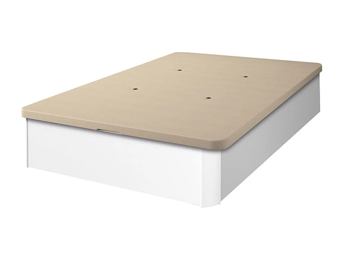 Canapé Sil 150x190 tapa tapizada 3D blanco 30 mm