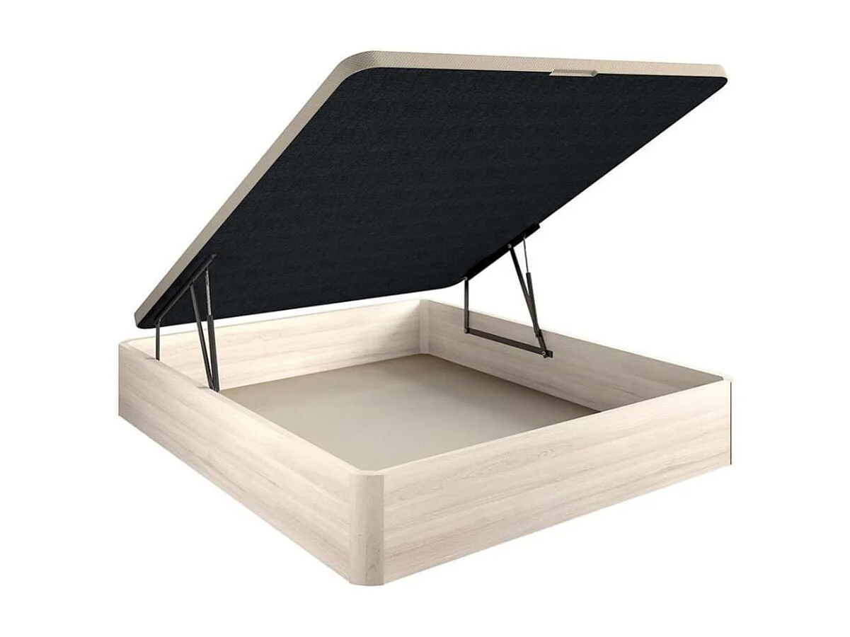 Canapé Sil 135x190 tapa tapizada 3D wengue 30 mm