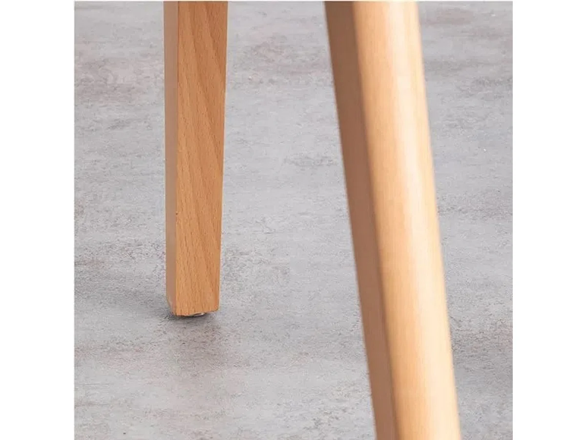 Silla de comedor Malmo negro 85x45x48 cm