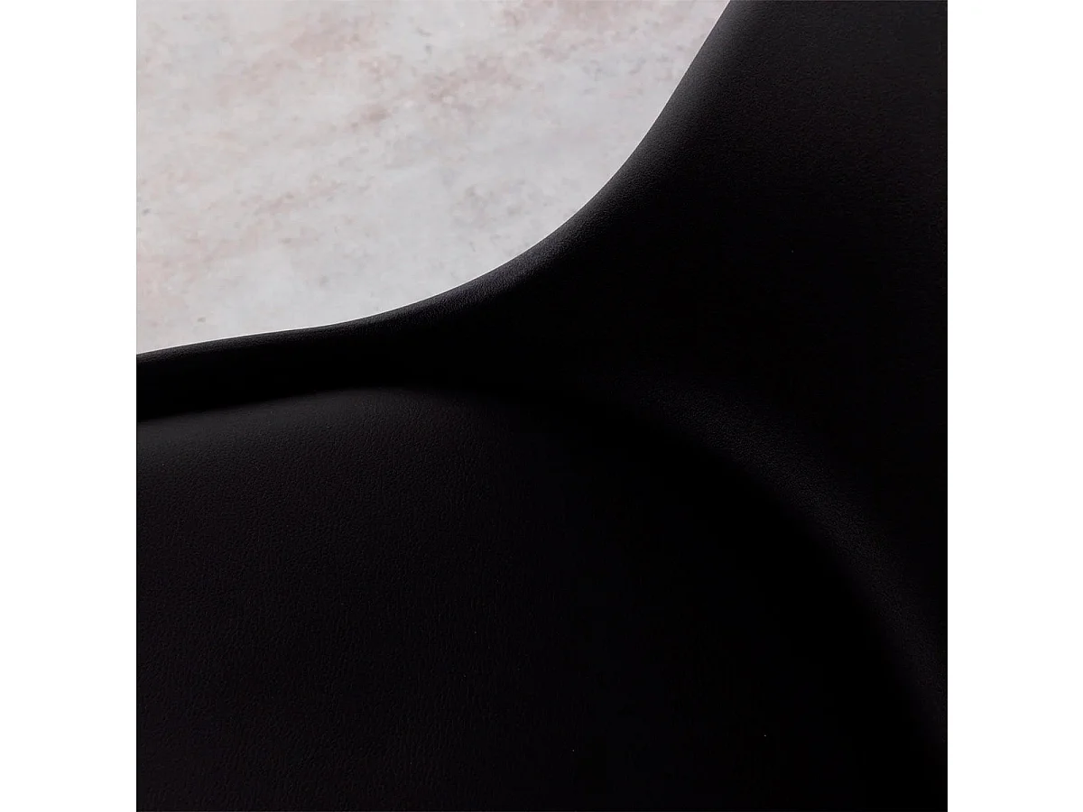 Silla de comedor Malmo negro 85x45x48 cm