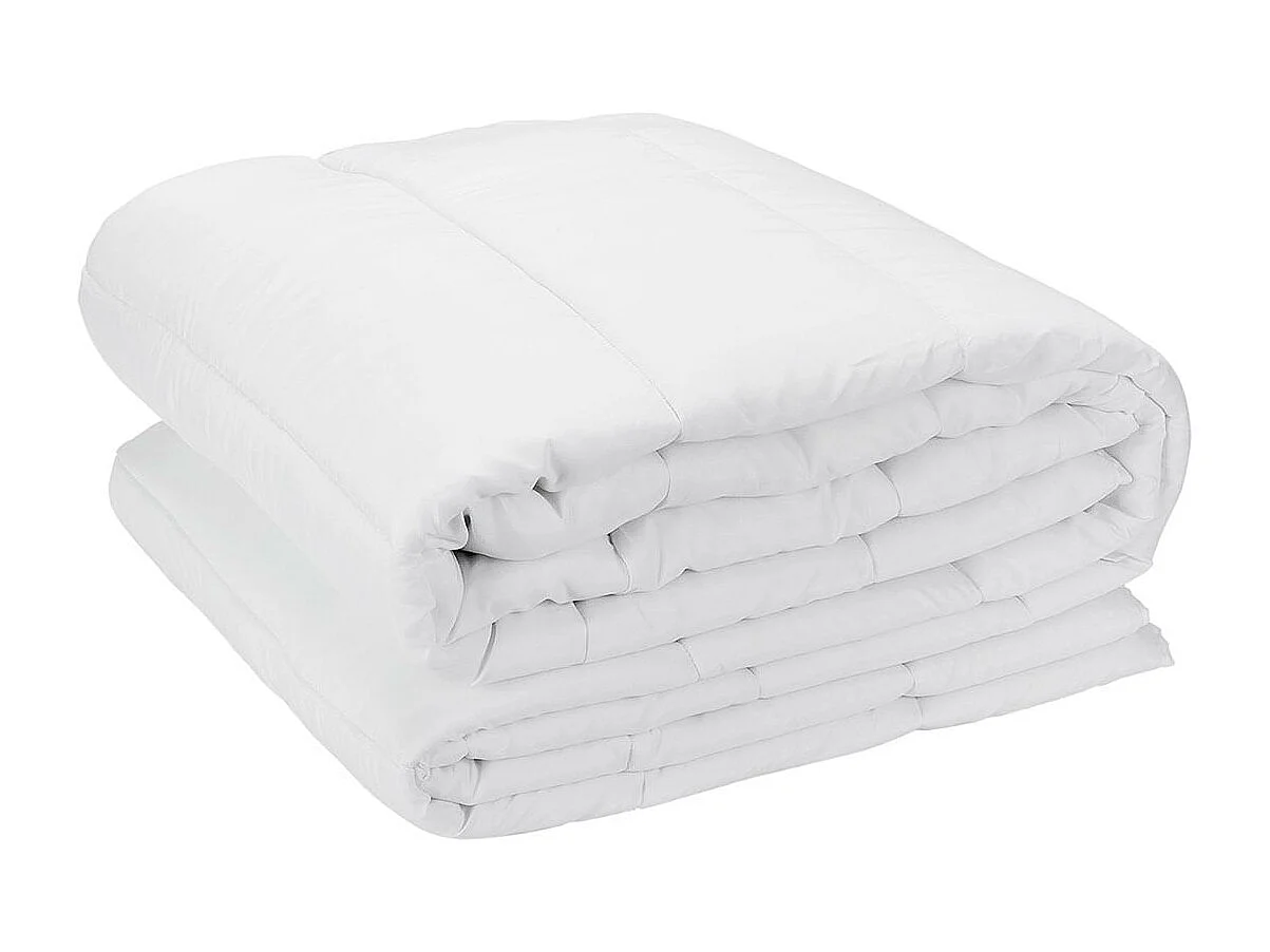 Edredón nórdico Noah 300g/m² 100% microfibra costuras termoselladas blanco 220x220 cm