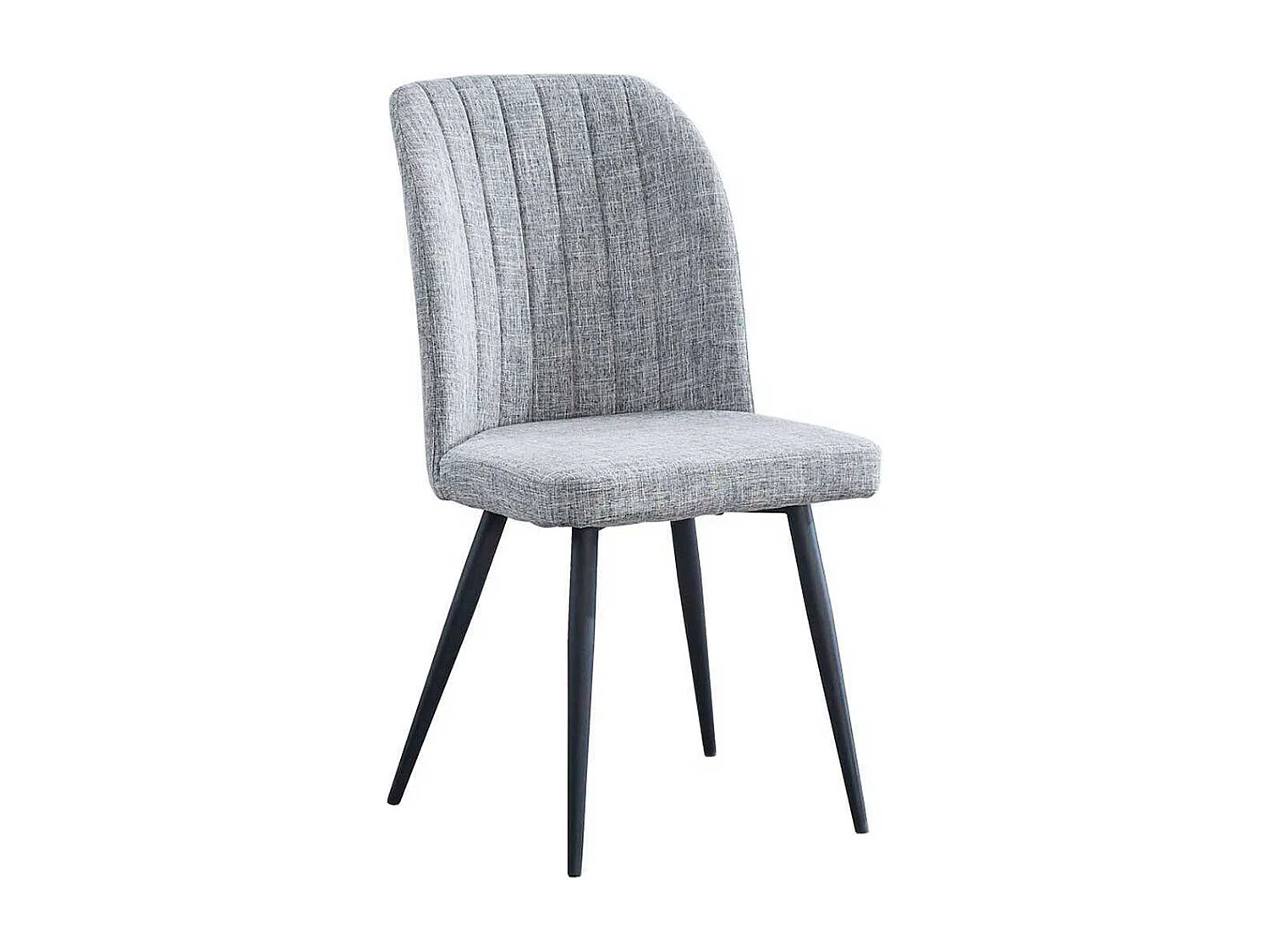 Silla de comedor Rory gris 92x46x55 cm