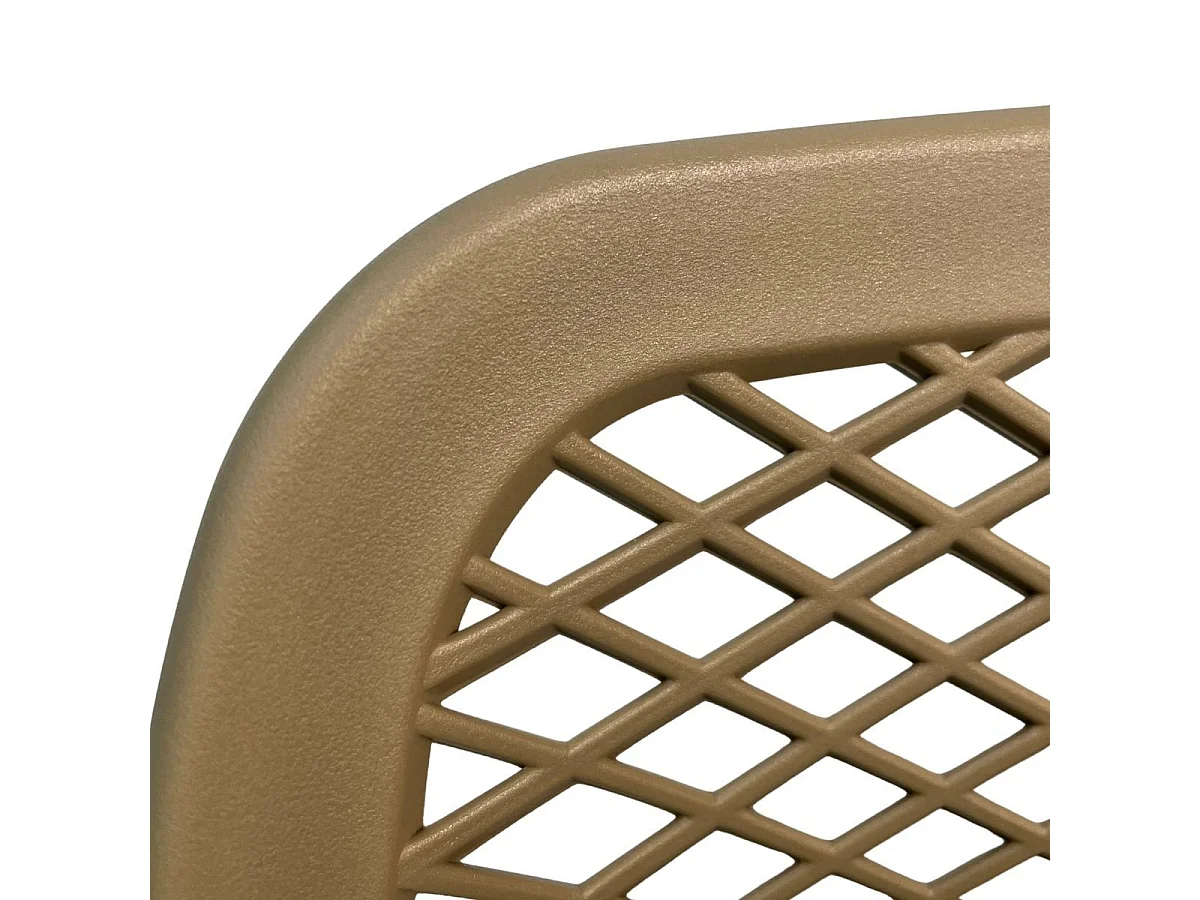 Silla de exterior Garona Light taupé 82x51x60 cm
