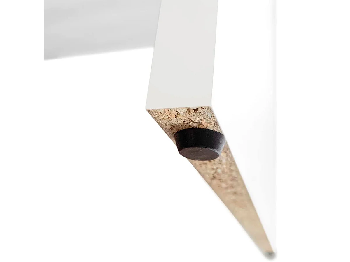 Mesa de estudio Ayora blanco 77x90x49,5 cm