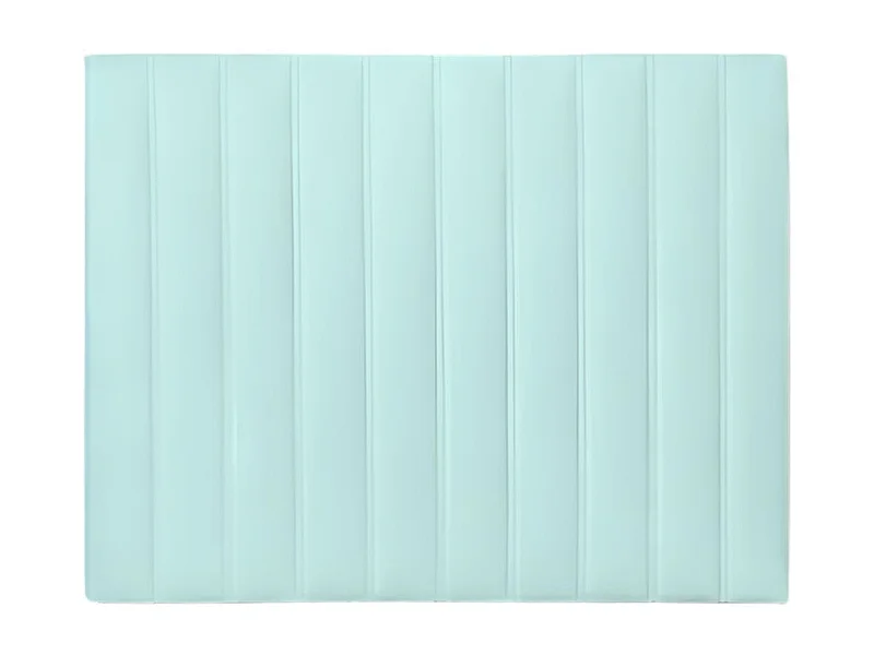 Cabecero Aline acolchado tejido Thais turquesa 150 cm