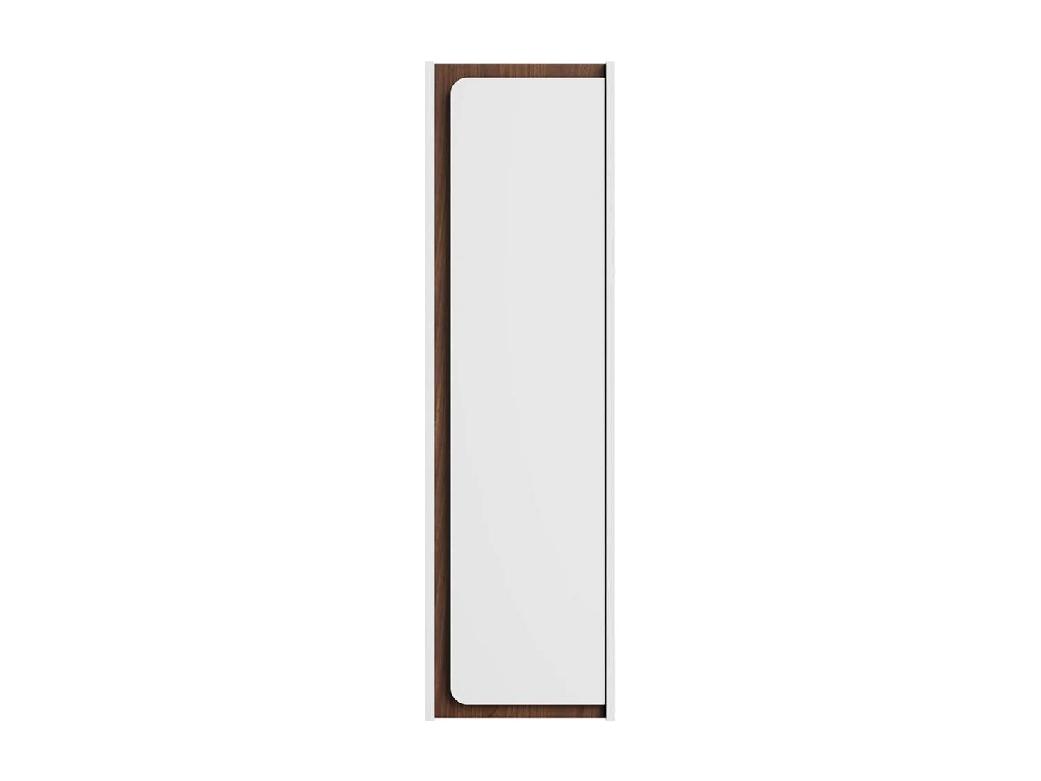 Colonne de salle de bain suspendue - Blanc mat - H120 cm - ZAREMIA