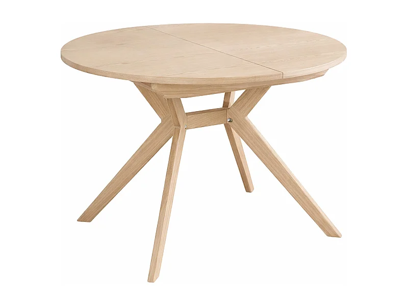 Runder ausziehbarer esstisch 110cm Biju Esche