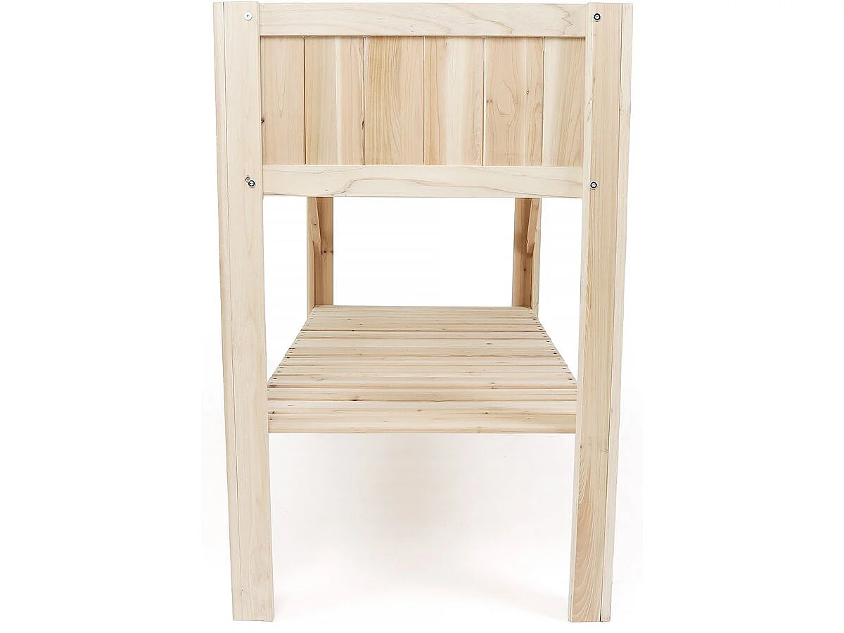 Gemüsegartenquadrat aus Holz auf Füßen "Magnolia" - 115 x 57 x 90 cm - Beige