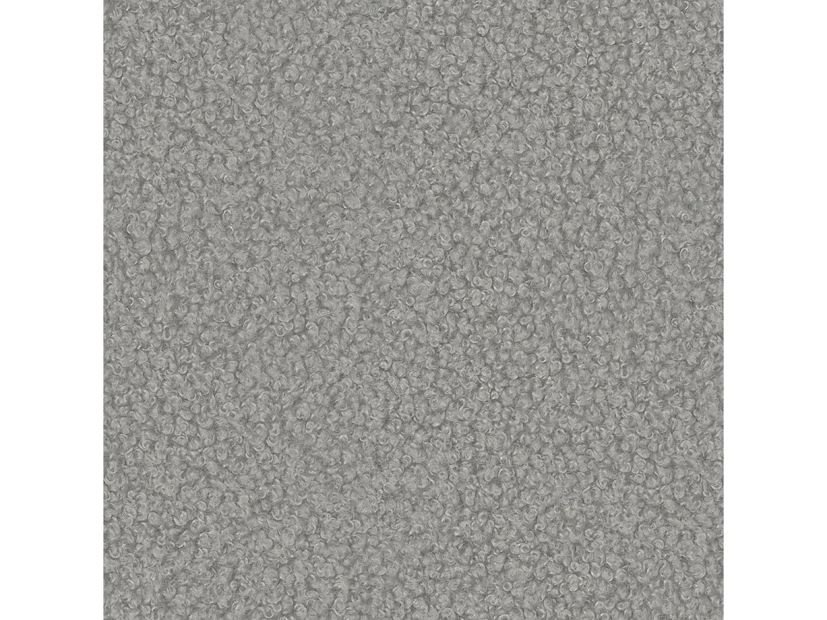 Canapé d'angle URMANO Gris clair en bouclé avec fonction de couchage