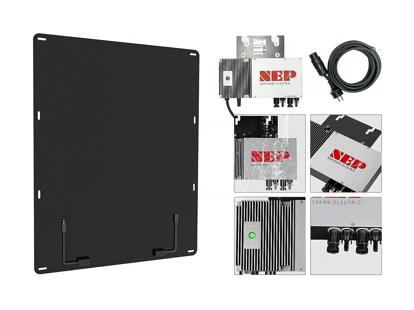 Abri jardin métal "Dallas" - 12,99 m² avec panneaux solaires - Taupe