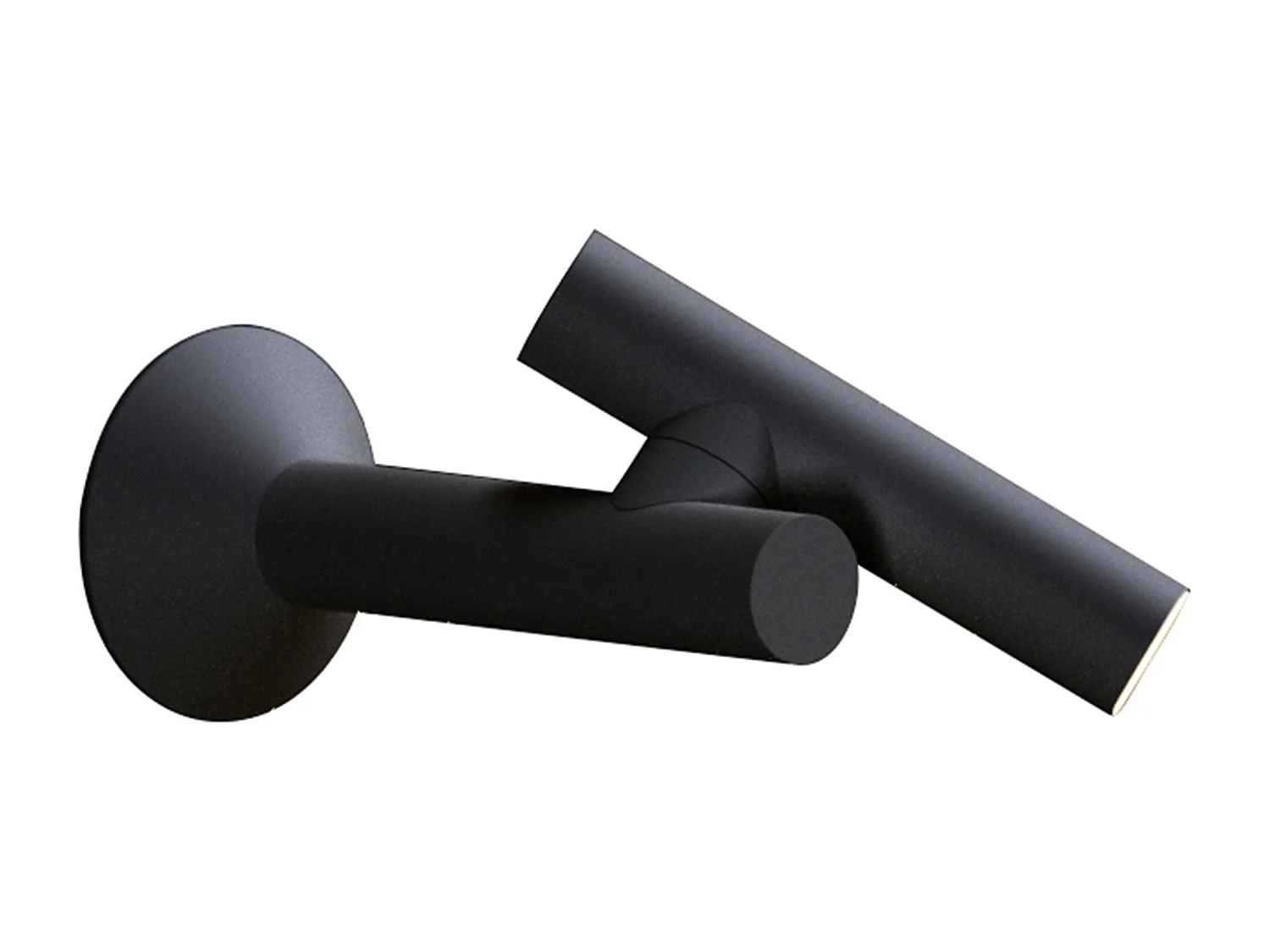 Applique murale nomade ZOOM WALL Noir 17cm