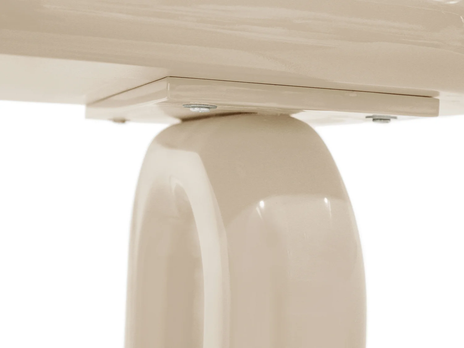 Console en MDF - Beige laqué - ZESTORIO
