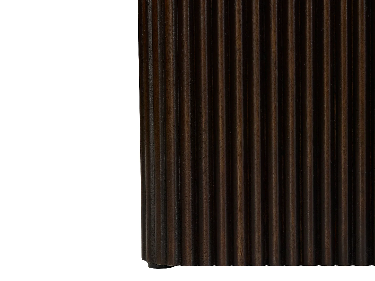 Table basse en marbre et bois d'acacia - Blanc et Naturel foncé - KIYARA