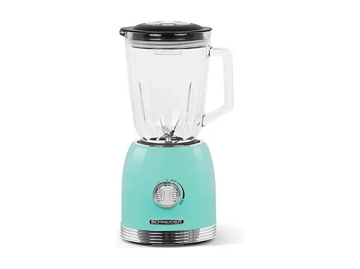 Liquidificador Schneider SCBL15ACA 1,5L Acapulco - 800W, Copo de Vidro, 6 Lâminas em Aço Inoxidável, Regulador de Velocidade & Função Pulse