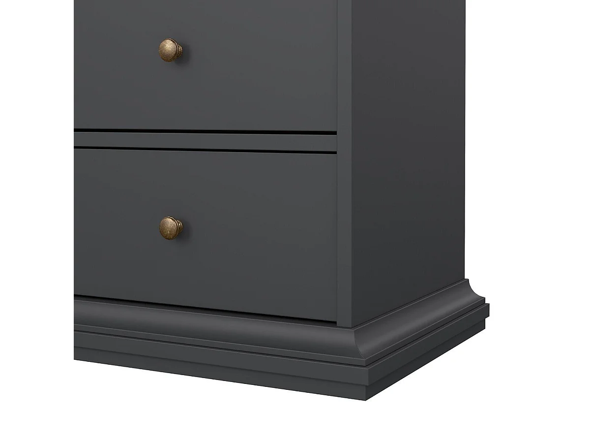 Vitrine mit 2 Glastüren und 2 Schubladen B96,2 cm – SOFIA