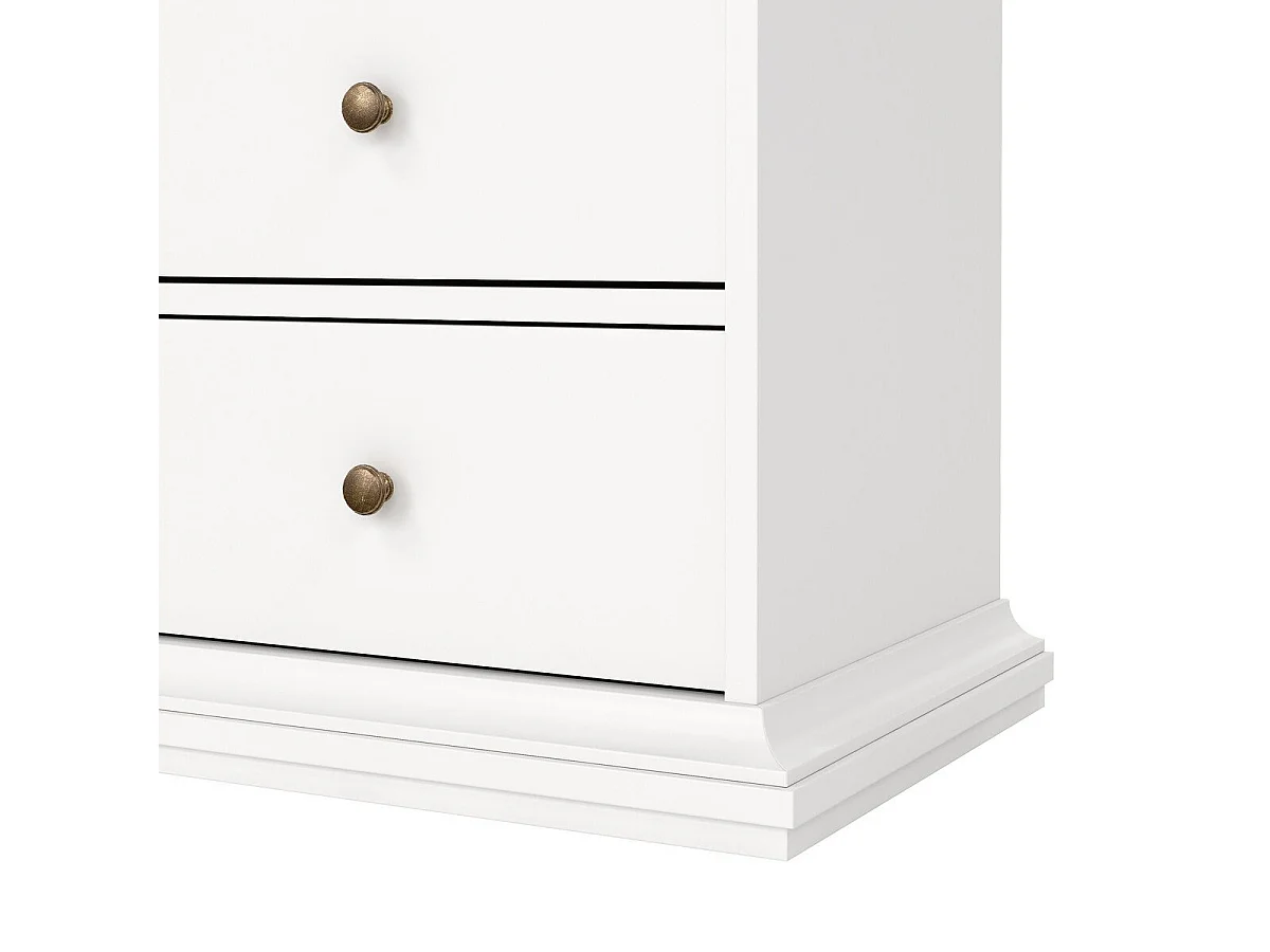 Vitrine mit 2 Glastüren und 2 Schubladen B96,2 cm – SOFIA