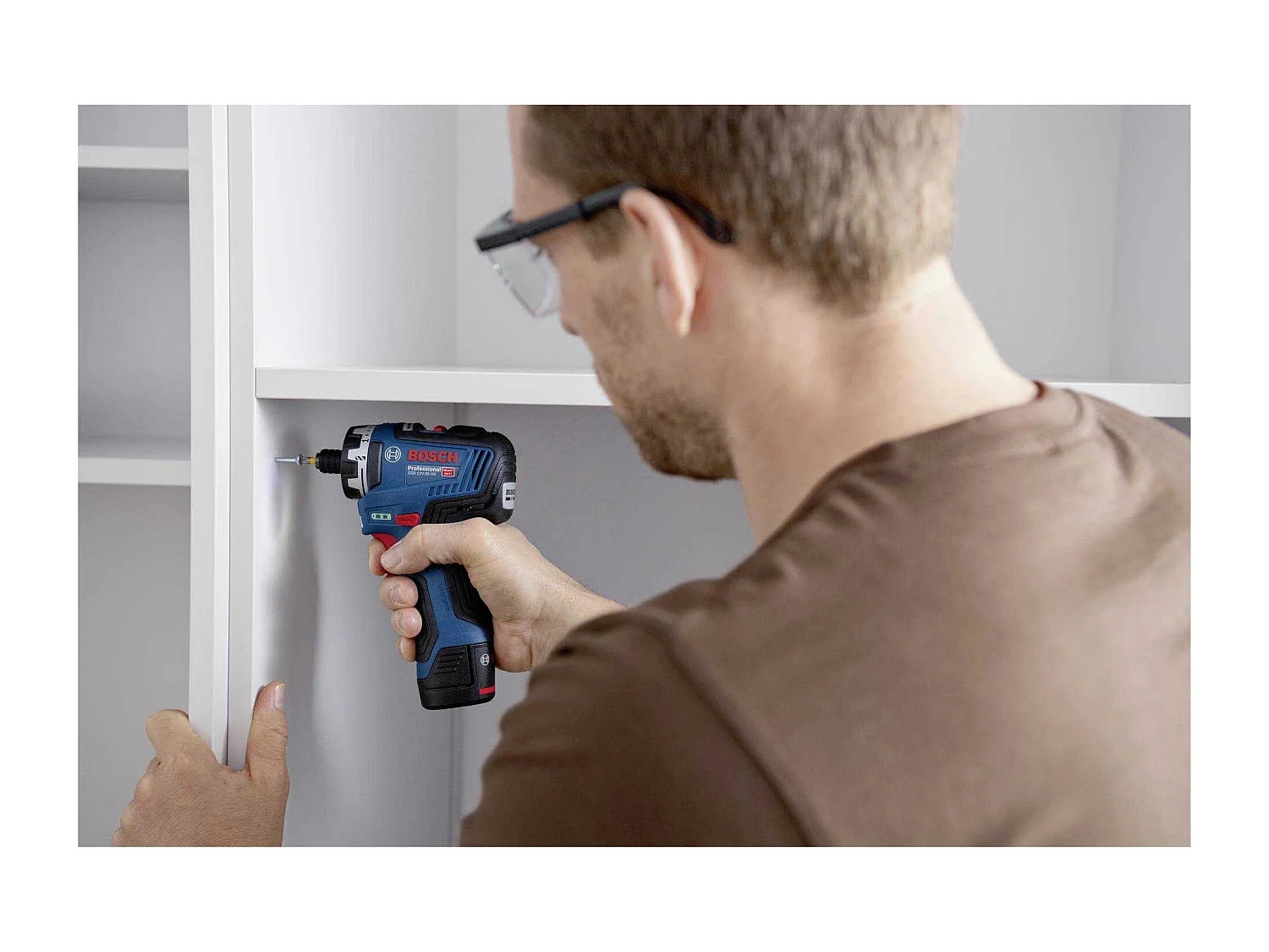 Bosch GSR 12V-35 HX Kabelloser Schraubendreher 12V Kompakt 2-Gang 35 Nm 1/4" Sechskantbohrfutter