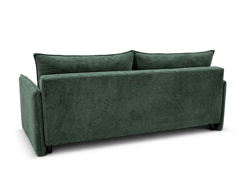 CORDO – sofa 3-osobowa z funkcją spania 197x140 cm, tkanina Poso 14 zielona