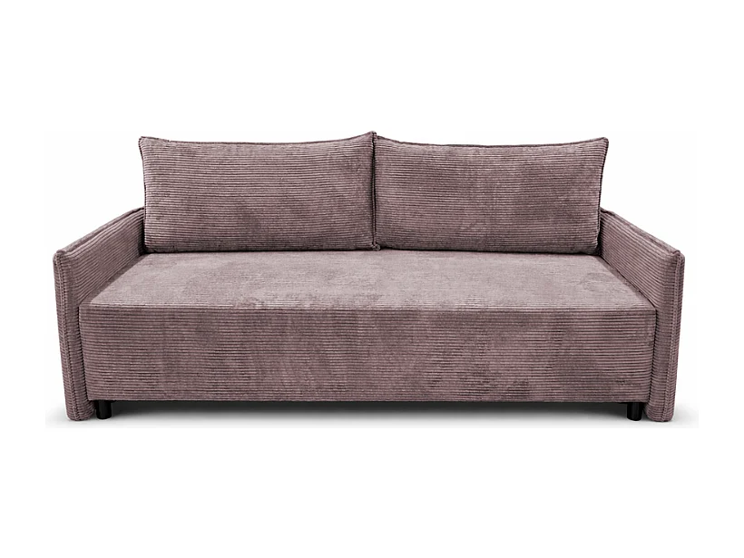 CORDO – canapé 3 places convertible 197×140 cm, tissu Poso 27 violet