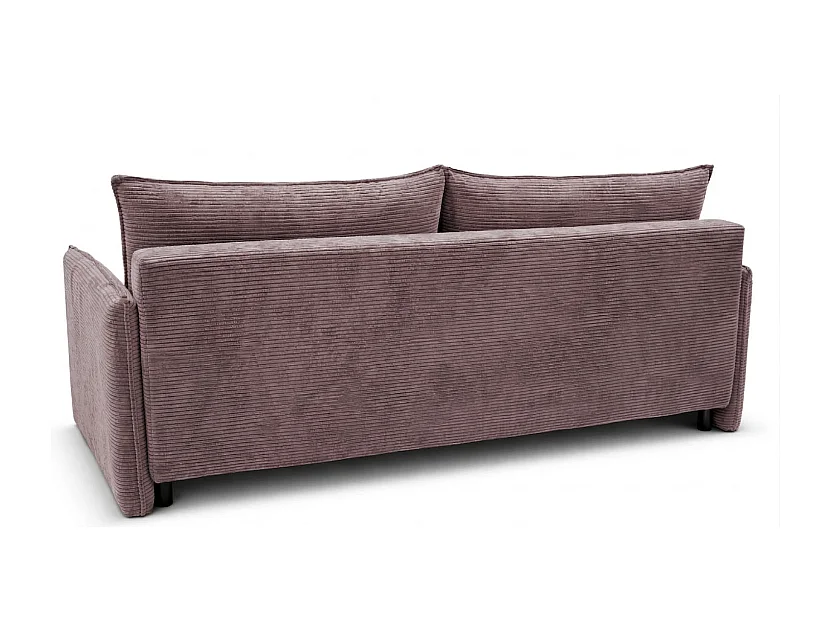 CORDO – canapé 3 places convertible 197×140 cm, tissu Poso 27 violet