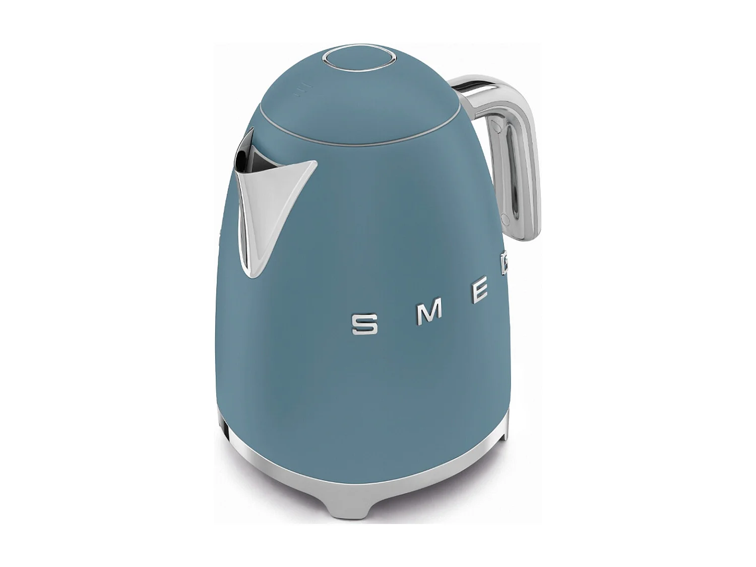 Bollitore Smeg Anni '50 senza fili 1,7L 2400W Blu Tempesta acciaio inox & base girevole 360°