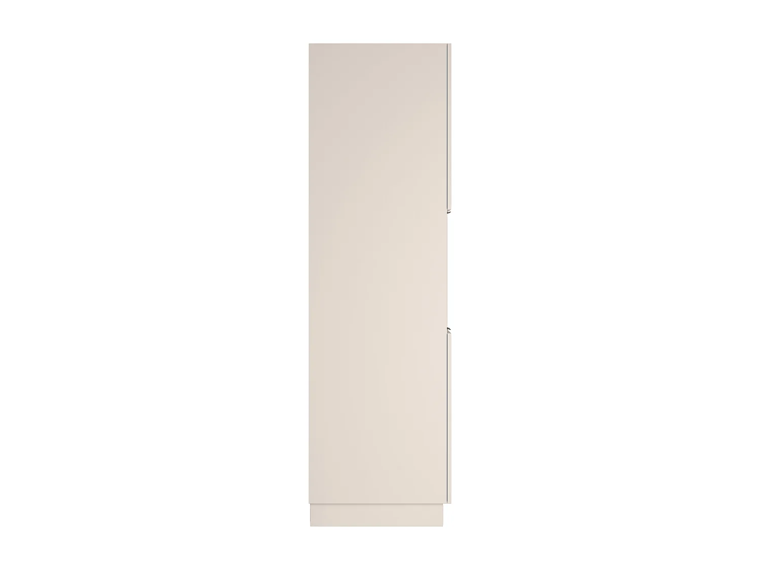Colonne de cuisine avec 2 portes et 2 niches - Beige - CARMEO