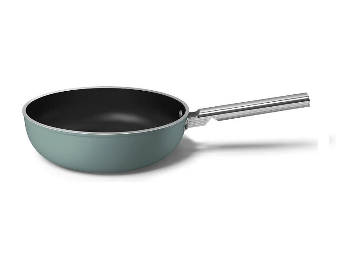 Smeg Poêle wok 30cm vert émeraude mat - WOF3002EGM