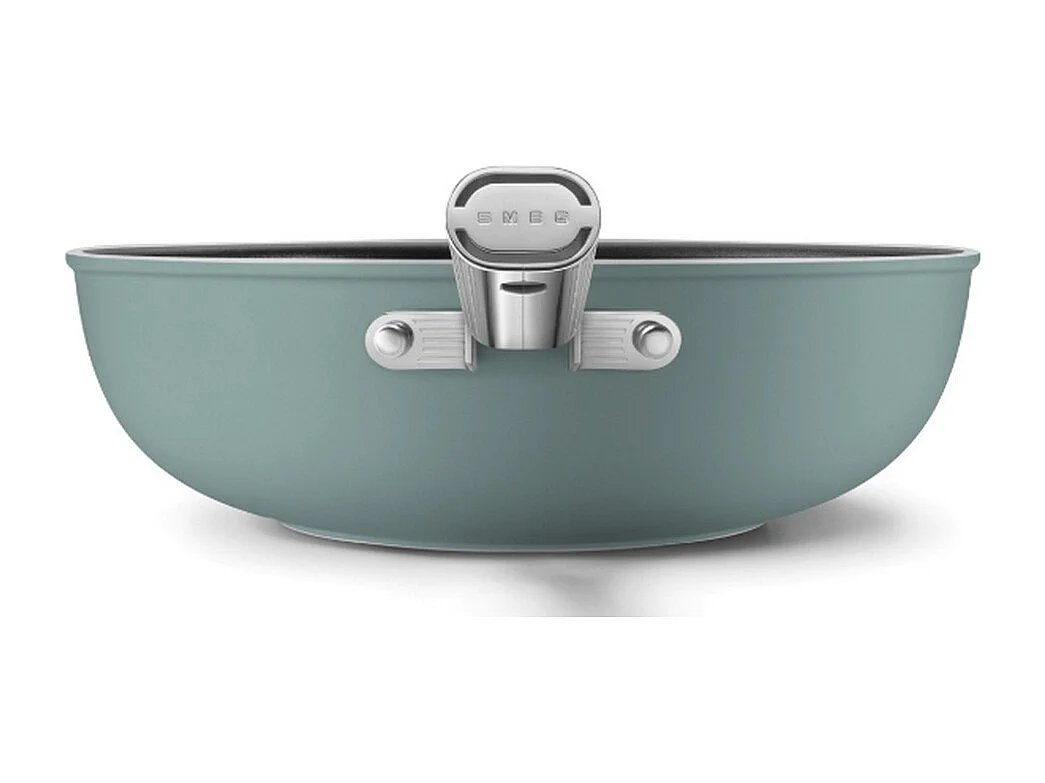 Smeg Poêle wok 30cm vert émeraude mat - WOF3002EGM