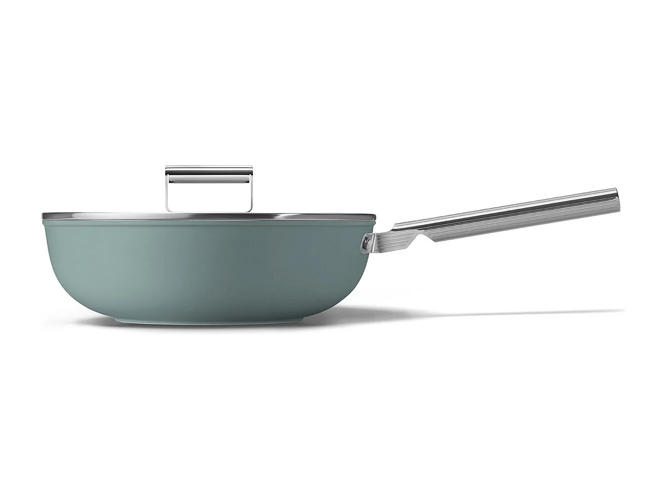 Smeg Poêle wok 30cm vert émeraude mat - WOF3002EGM