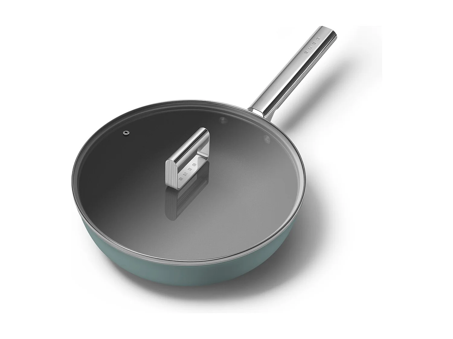 Smeg Poêle wok 30cm vert émeraude mat - WOF3002EGM