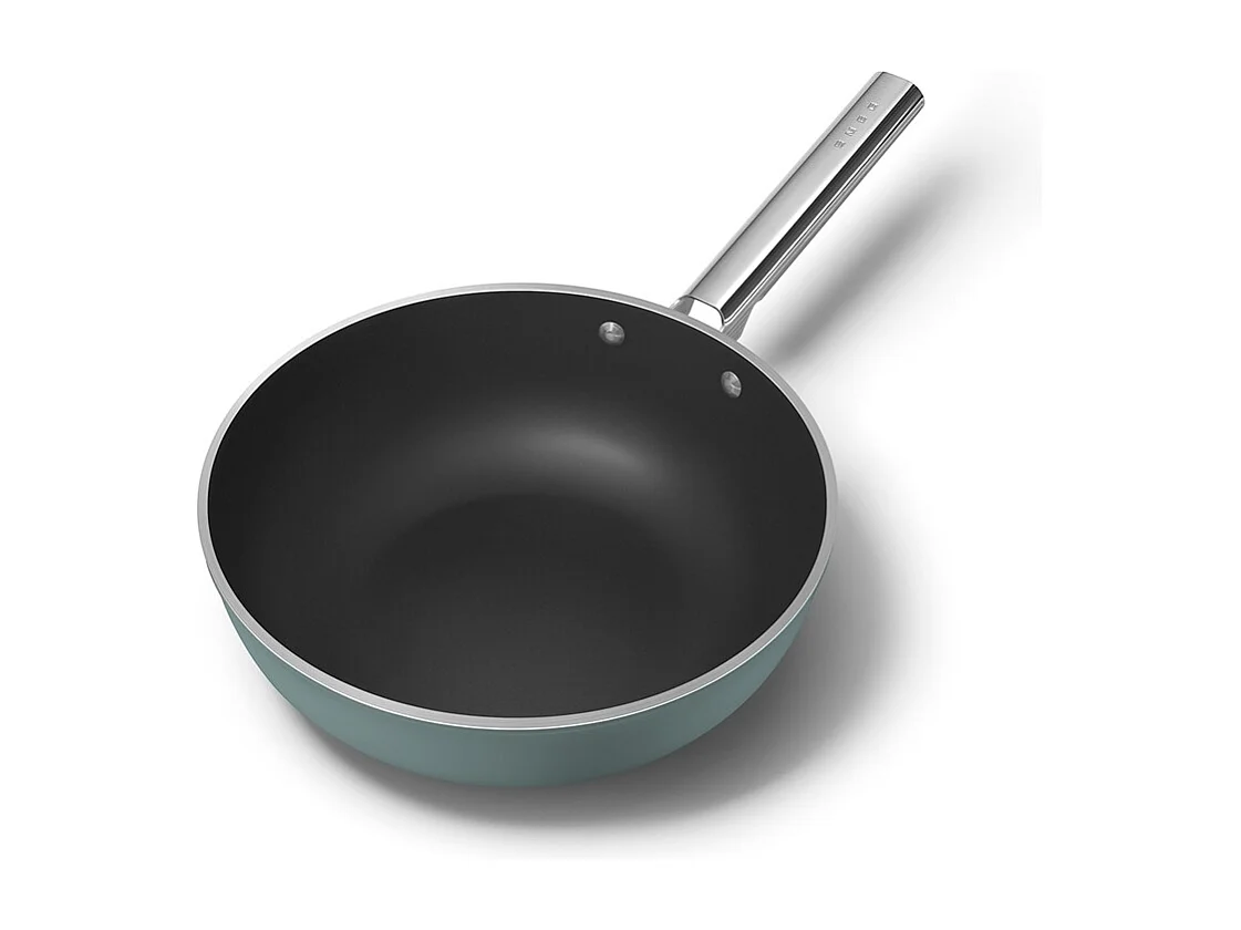 Smeg Poêle wok 30cm vert émeraude mat - WOF3002EGM