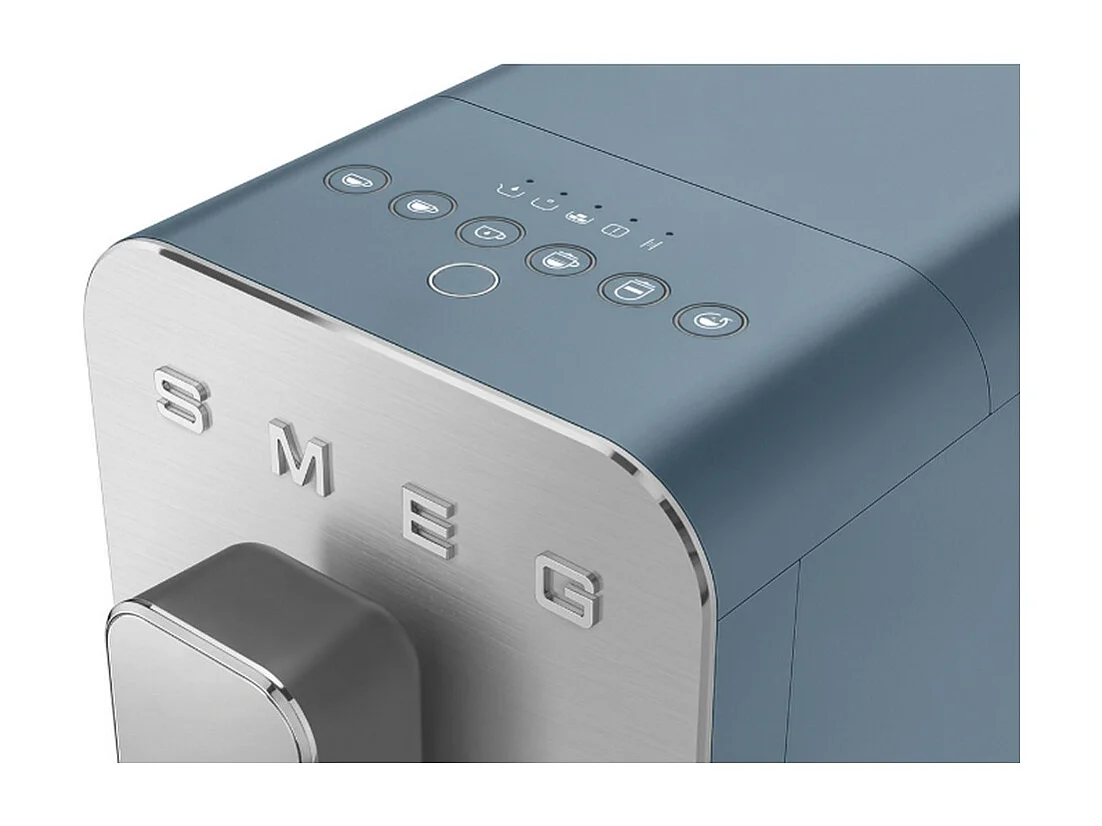 Smeg Expresso broyeur bleu orage - BCC13SBMEU