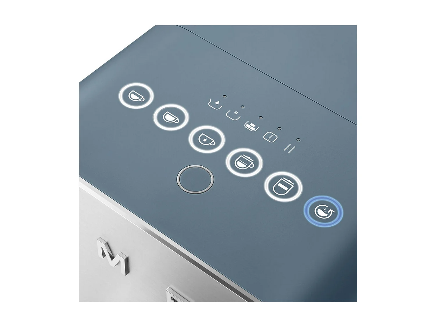 Smeg Expresso broyeur bleu orage - BCC13SBMEU