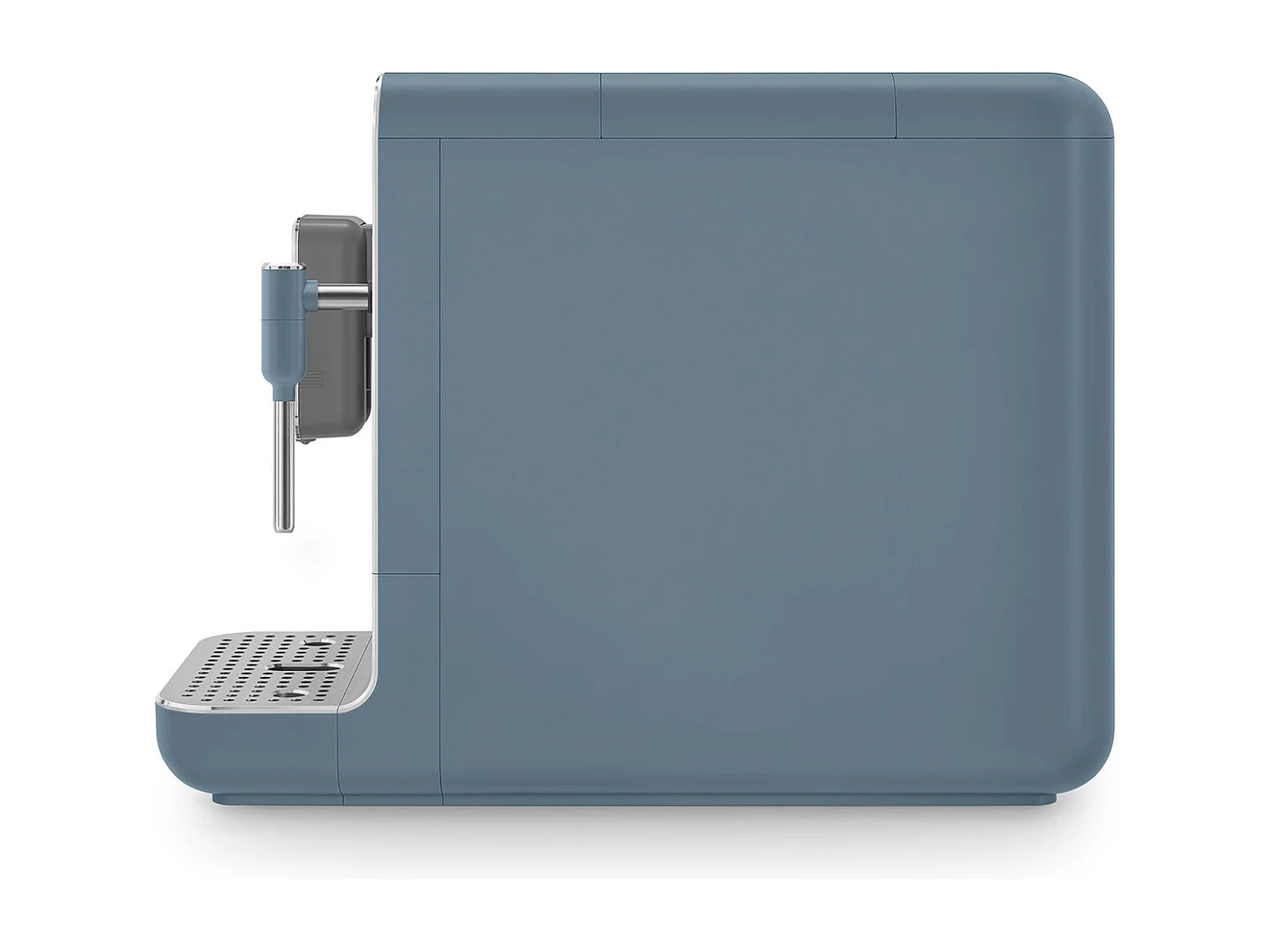 Máquina de café expresso com moinho Smeg Collezione BCC12SBMEU azul tempestade, moinho inox, bico de vapor, 19 bar, Thermoblock