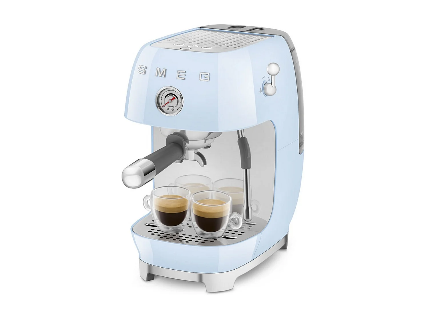 Smeg Machine à expresso 15 bars bleu azur - ECF03PBEU